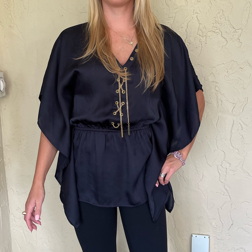 Michael Kors Navy Blue Women's Top